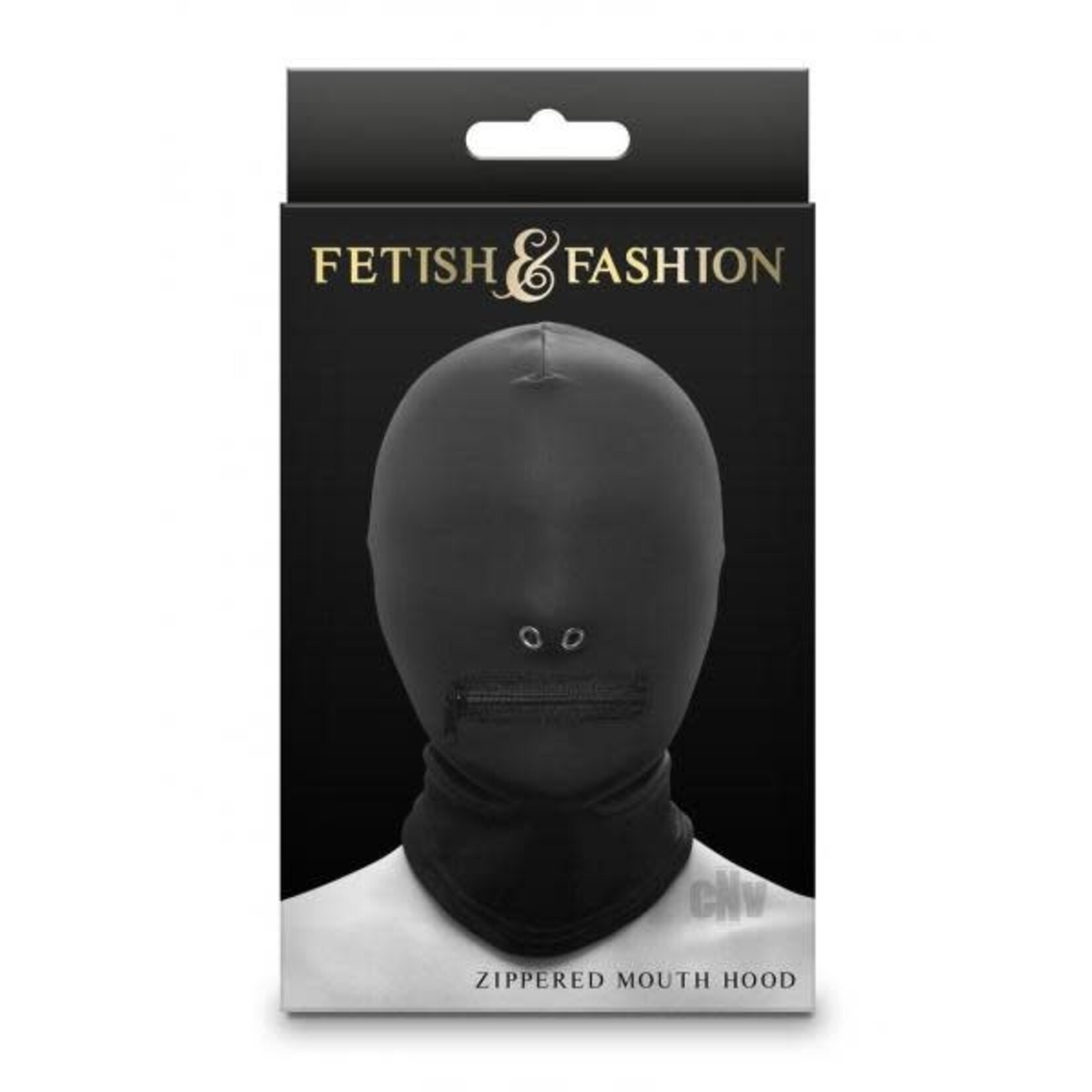 NS NOVELTIES FETISH & FASHION ZIPPERED MOUTH HOOD