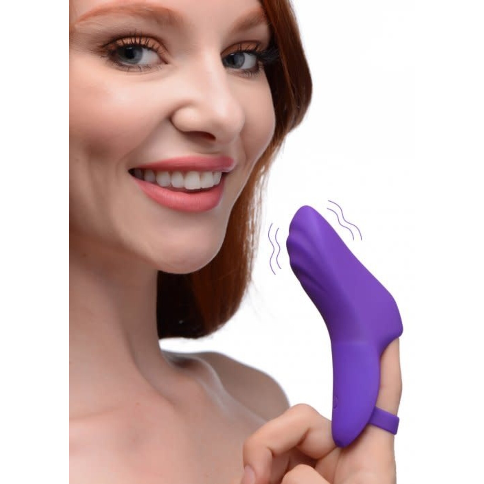 XR BRANDS FRISKY FINGER BANG'HER PRO VIBE IN PURPLE