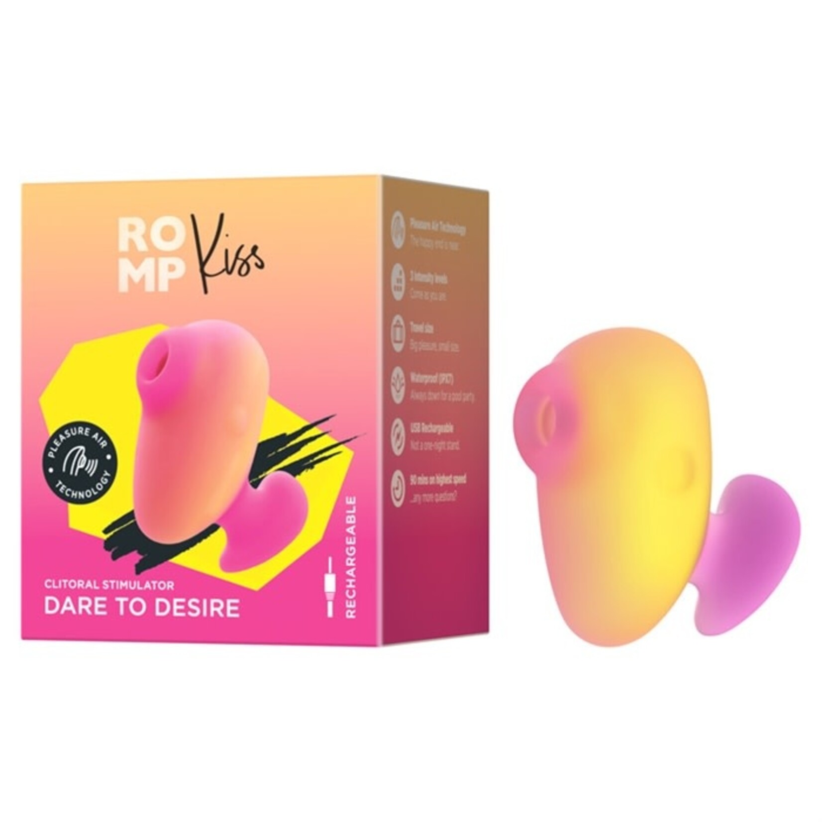 ROMP ROMP KISS PLEASURE AIR CLITORAL STIMULATOR
