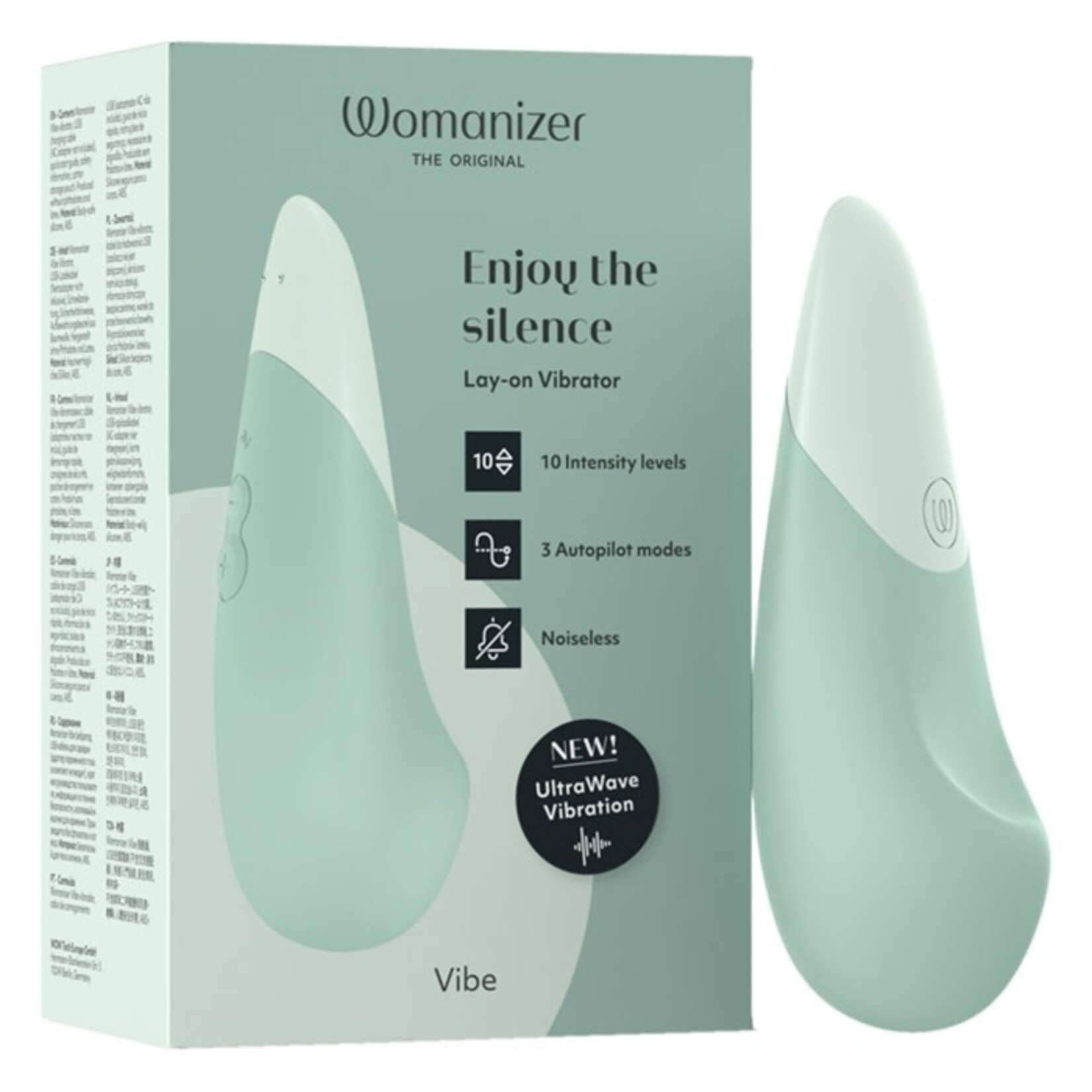 WOMANIZER WOMANIZER ULTRAWAVE LAY-ON VIBE IN SAGE