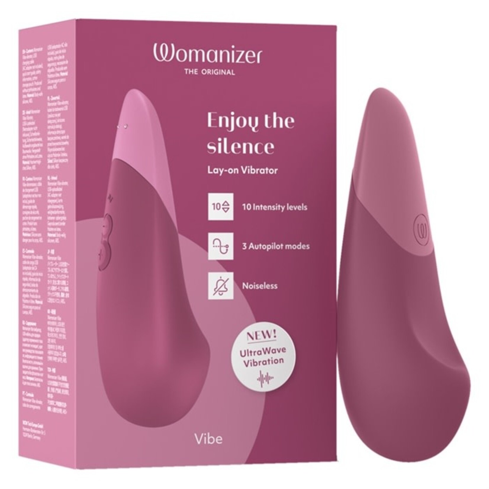 WOMANIZER WOMANIZER ULTRAWAVE LAY-ON VIBE IN DUSTY PINK