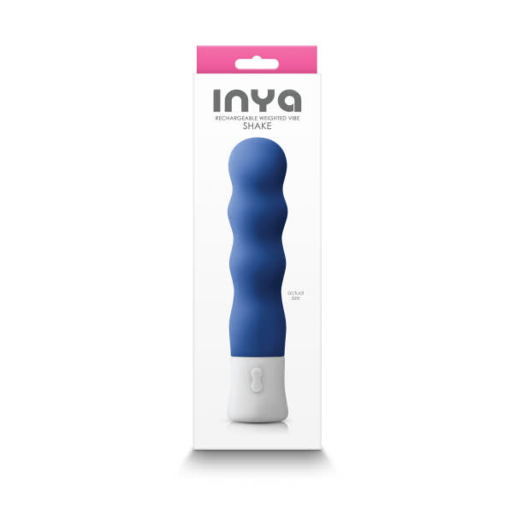 NS NOVELTIES INYA SHAKE WEIGHTED VIBE IN BLUE