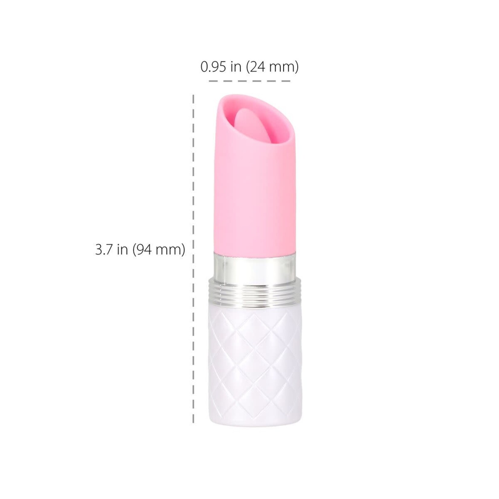 PILLOW TALK LUSTY LUXURIOUS FLICKERING MASSAGER - PINK