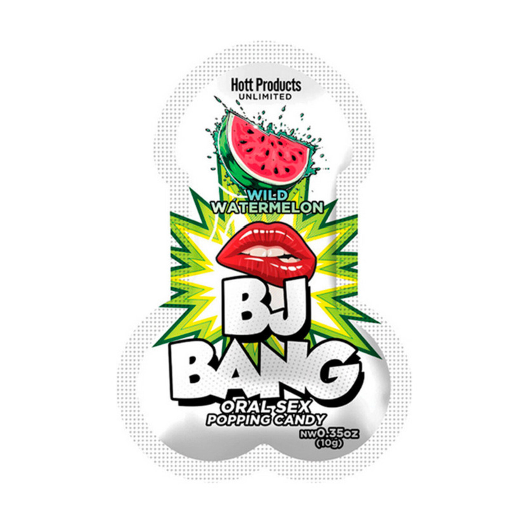 BJ BANG ORAL SEX POPPING CANDY - 10G WILD WATERMELON