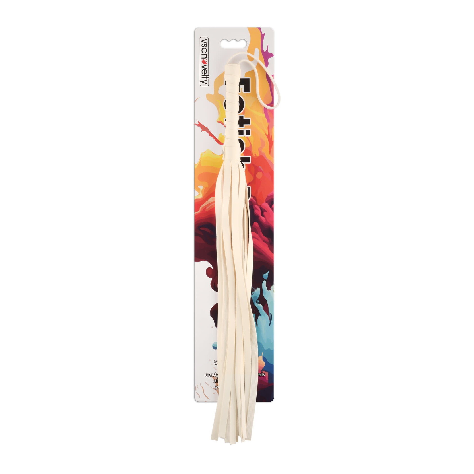 FETISH BOUTIQUE DELUXE FLOGGER WHITE