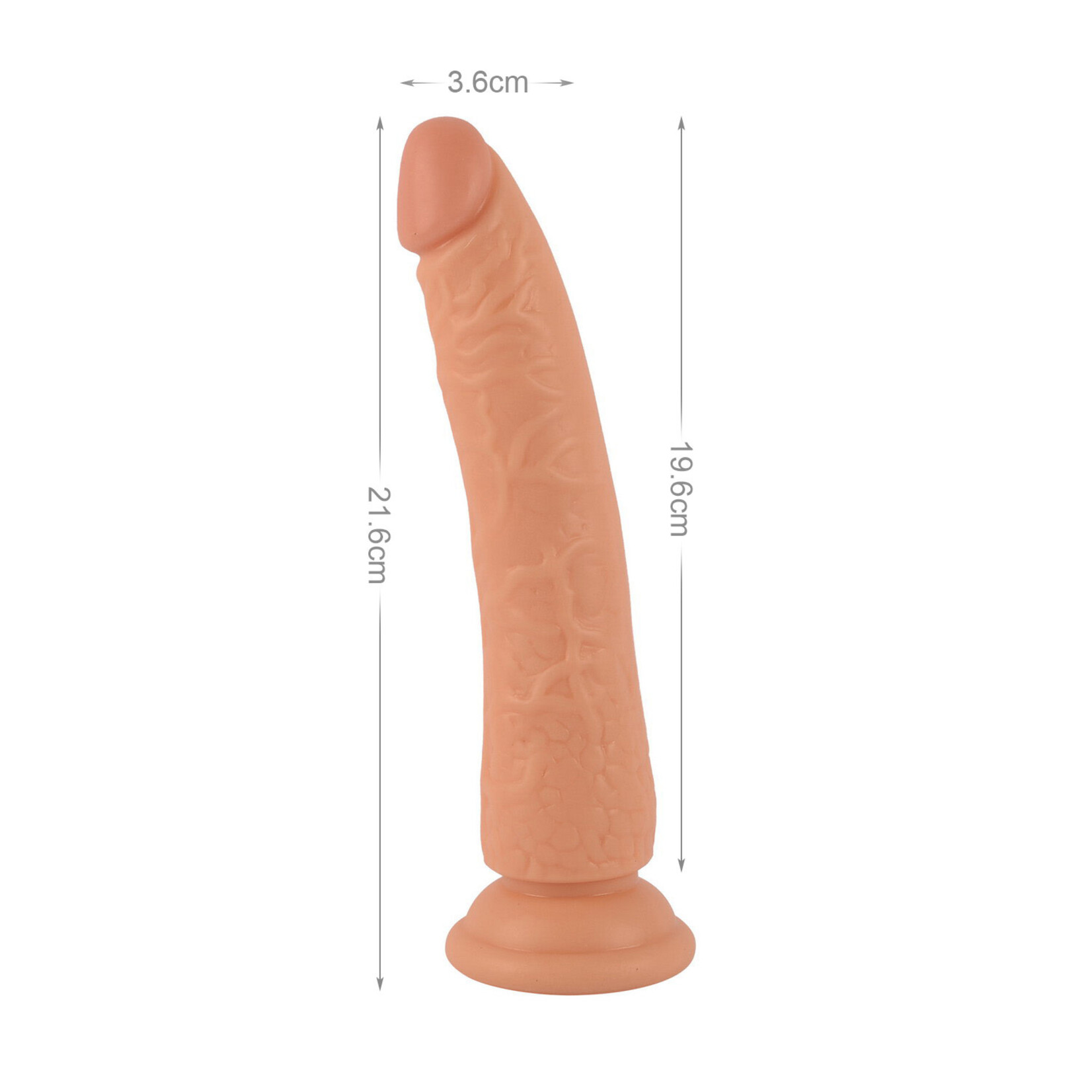 MR. RUDE 8.5" REALISTIC DONG FLESH