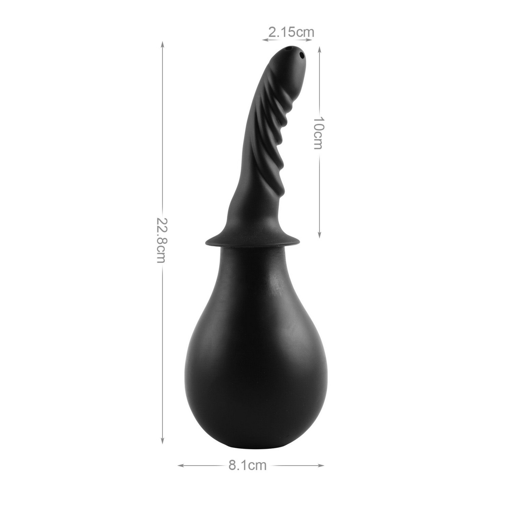 SQUEEZER-X SPRAY-STYLE SILICONE ANAL DOUCHE 280ML