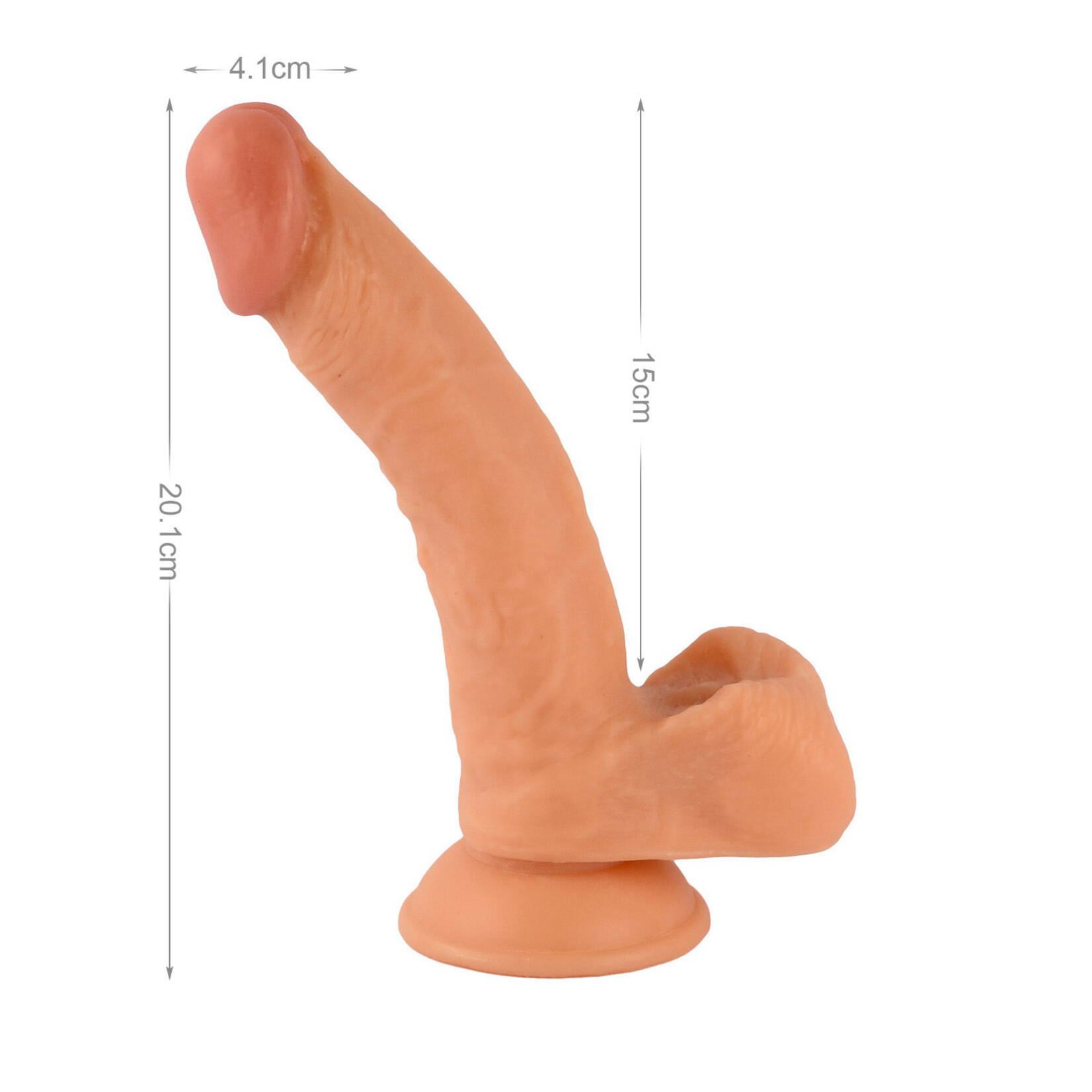 MR. RUDE 7.9" REALISTIC DONG FLESH