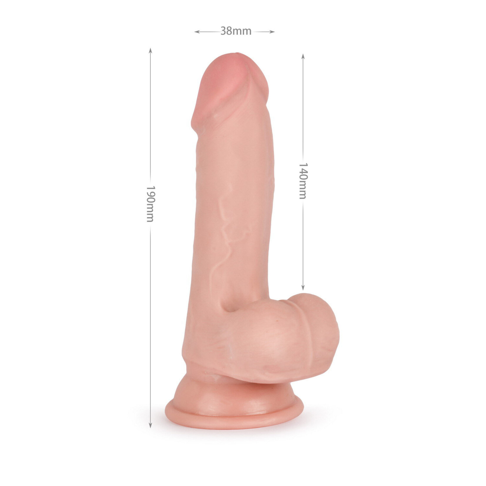 7.5" KNIGHT COCK 3D TRIPLE DENSITY DILDO