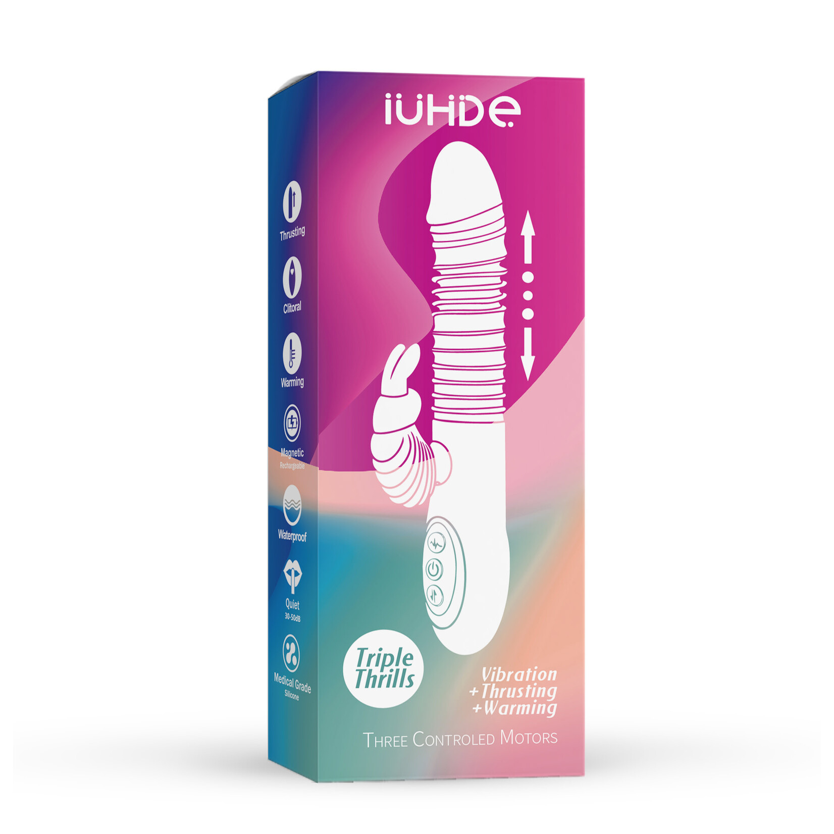 10 MODES OF VIBRATION/SUCTION/LICKING/THRUSTING + AUTO HEATING VIBRATOR