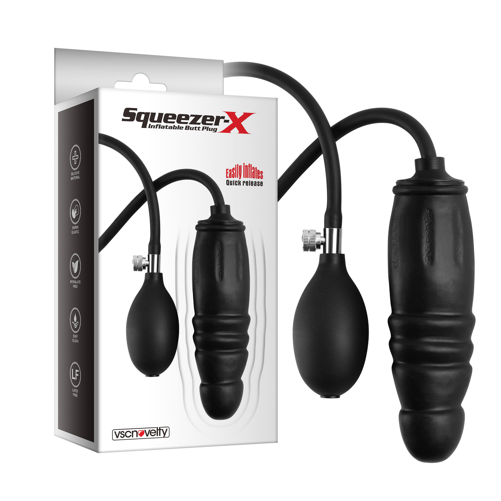 SQUEEZER-X INFLATABLE BUTT PLUG