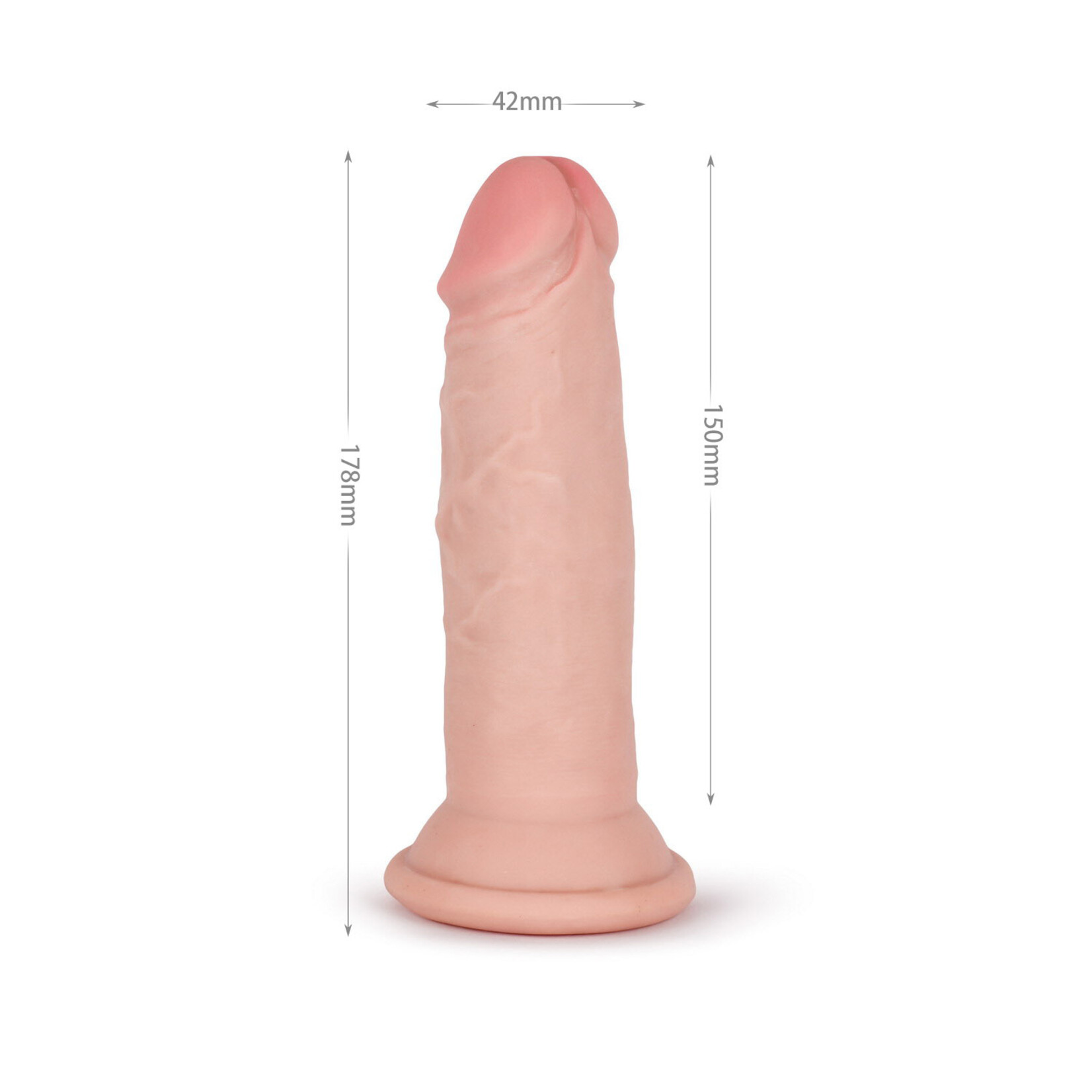 7" KNIGHT COCK 3D TRIPLE DENSITY DILDO