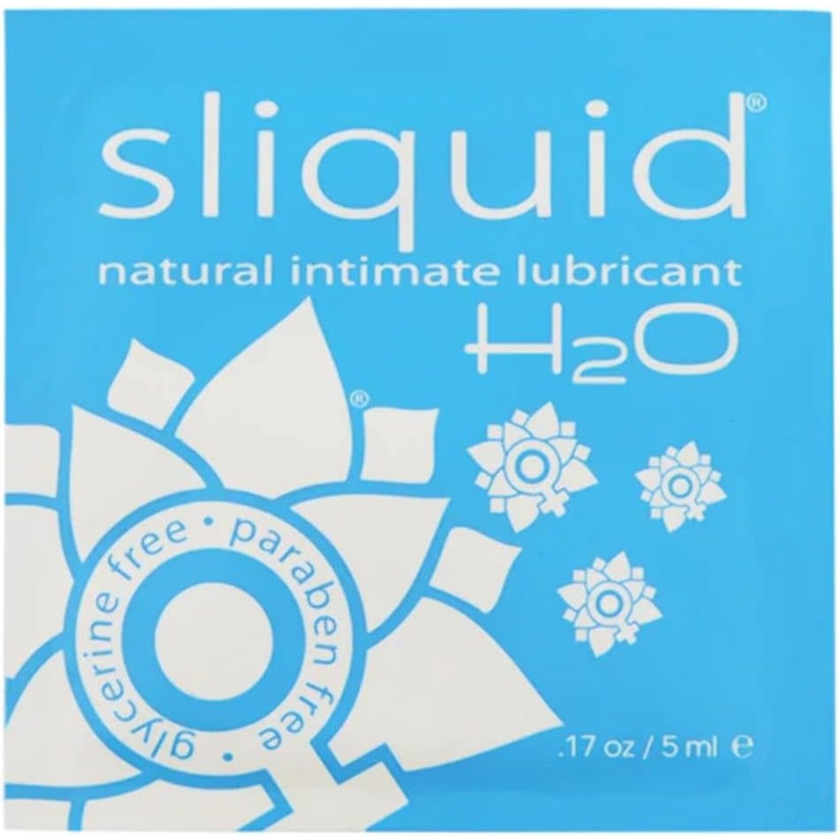 SLIQUID SLIQUID H2O - NATURAL INTIMATE LUBRICANT - 0.17 OZ / 5 ML