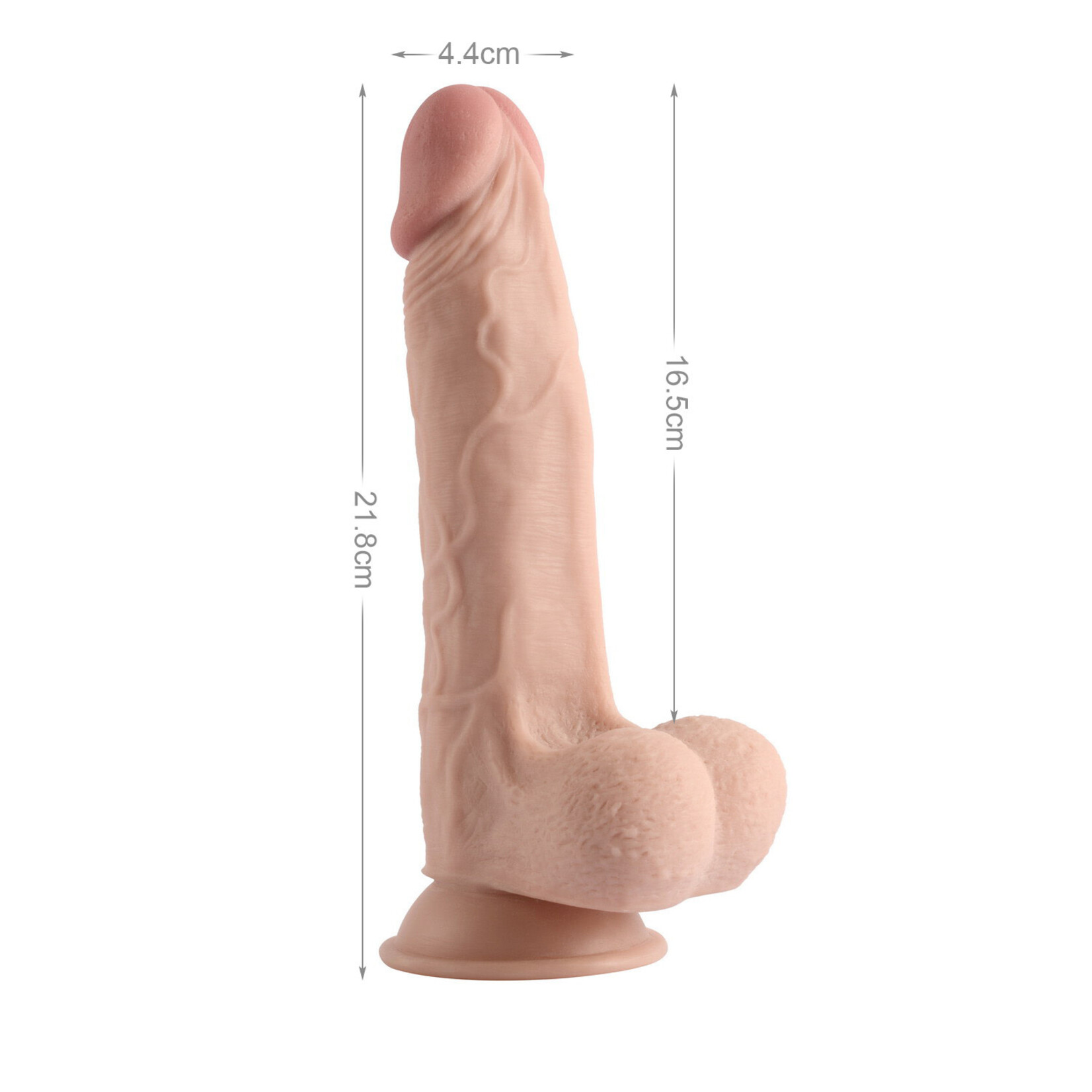 8.6" SLIDING SKIN DUAL LAYER DICK