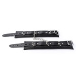 FETISH BOUTIQUE SUPER SOFT WRIST CUFFS BLACK