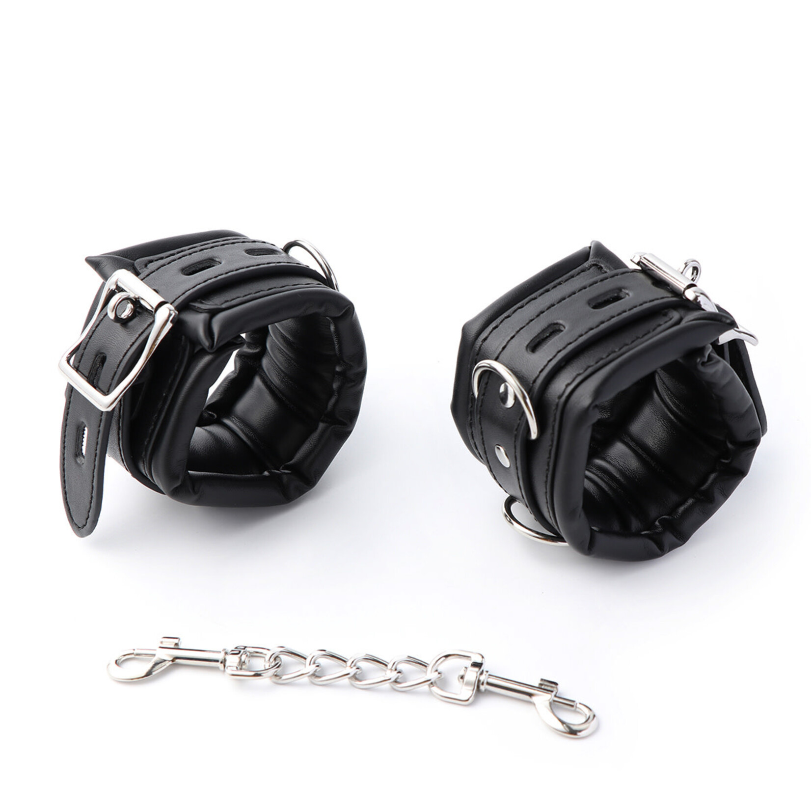 FETISH BOUTIQUE SUPER SOFT WRIST CUFFS BLACK