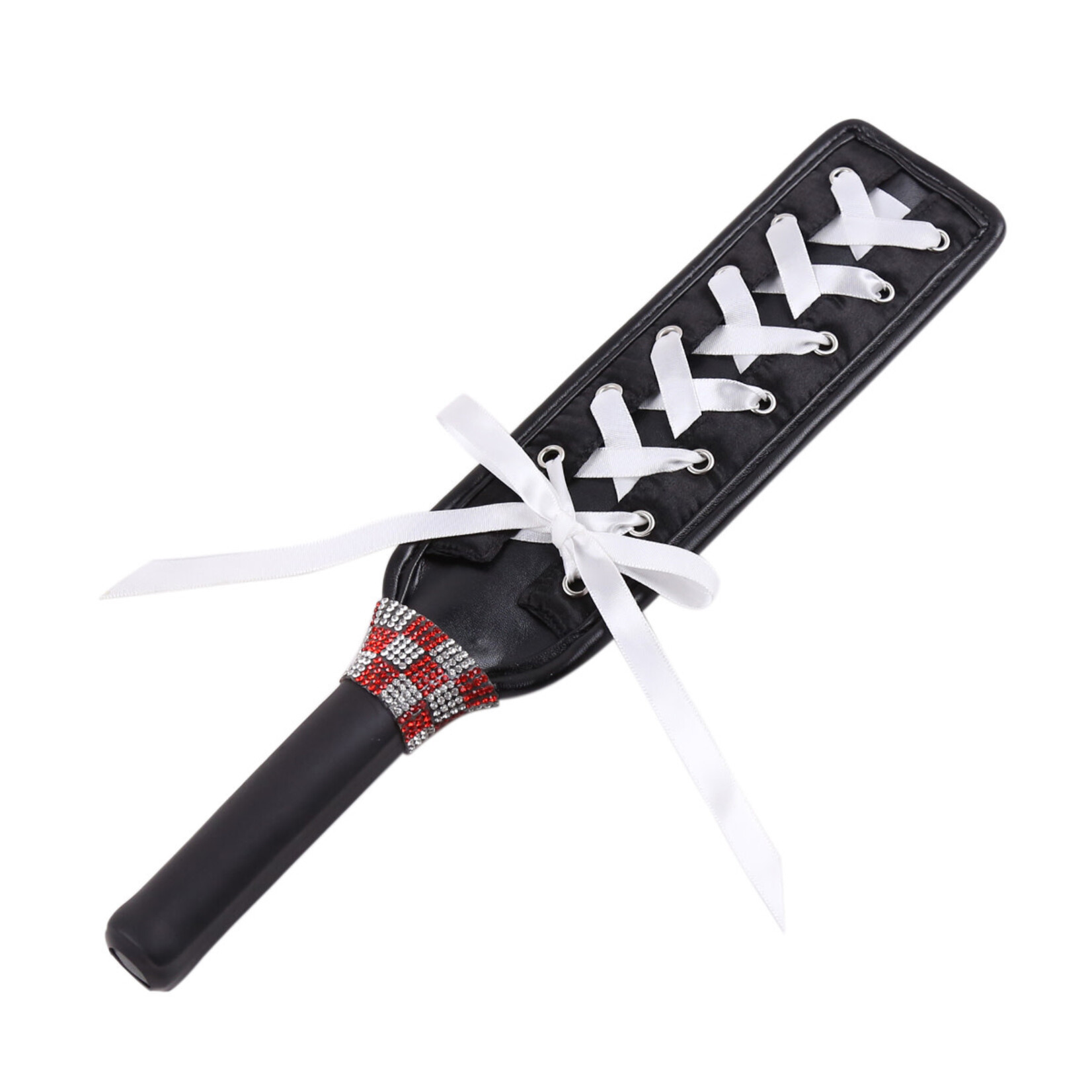 FETISH BOUTIQUE DIAMANTE SPANKING PADDLE WHITE