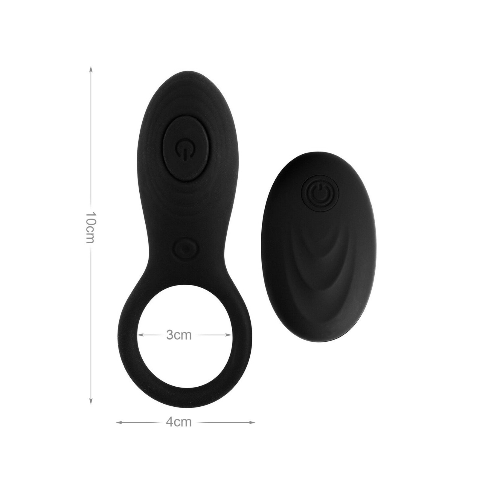 PLEASURE LUXURY REMOTE CONTROL SILICONE COCK RING