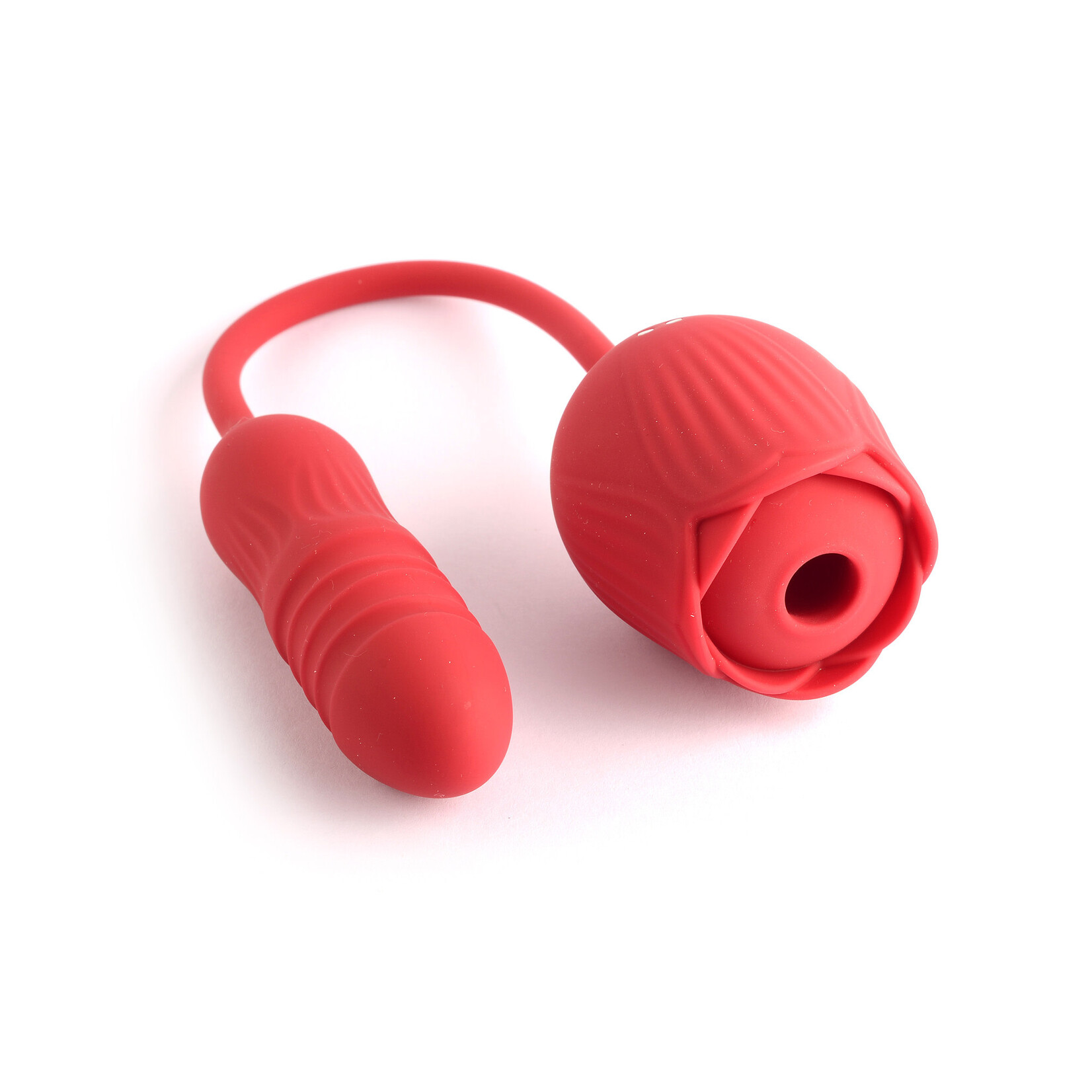 PLEASURE LUXURY DOUBLE-ENDED ROSE VIBRATOR