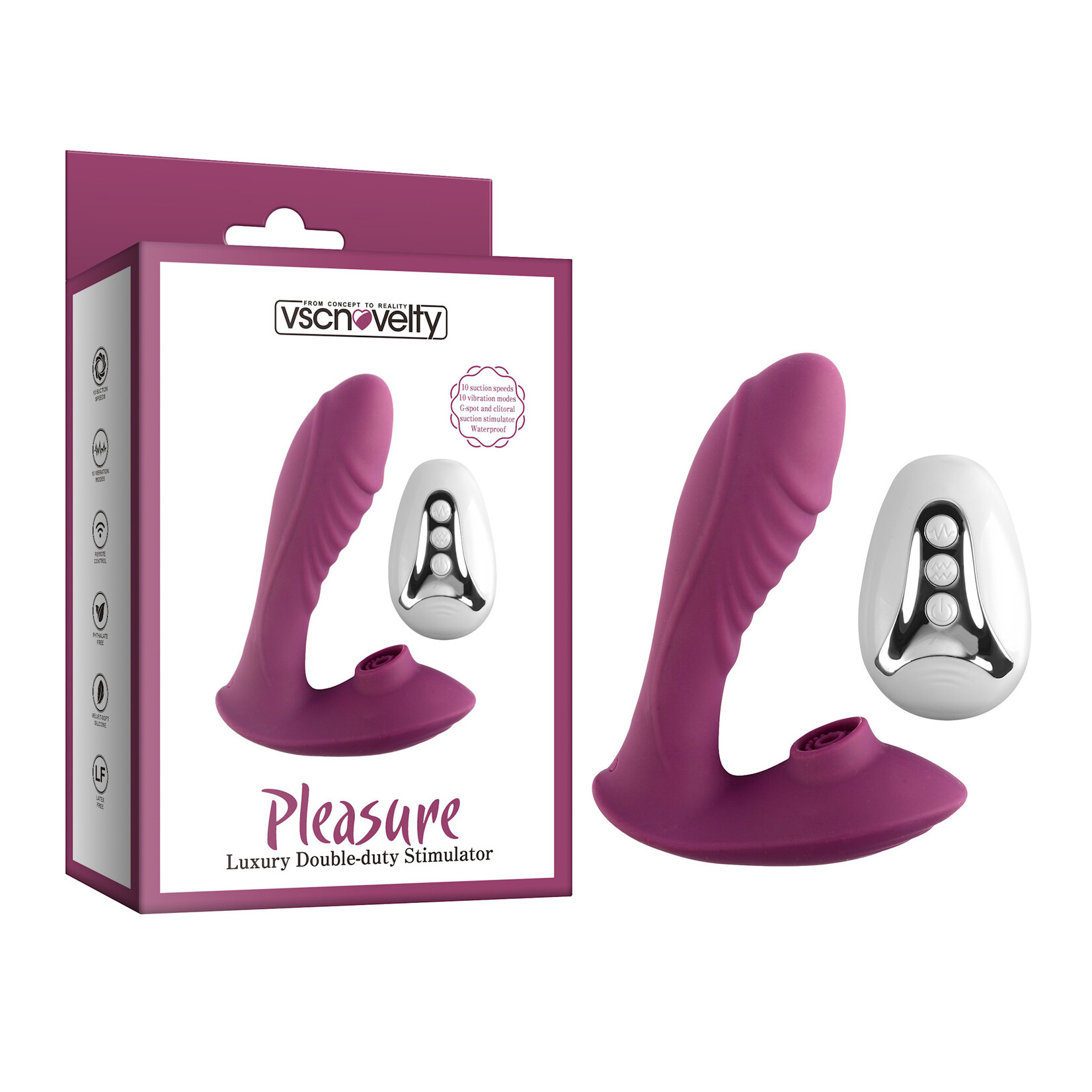 PLEASURE LUXURY DOUBLE-DUTY STIMULATOR