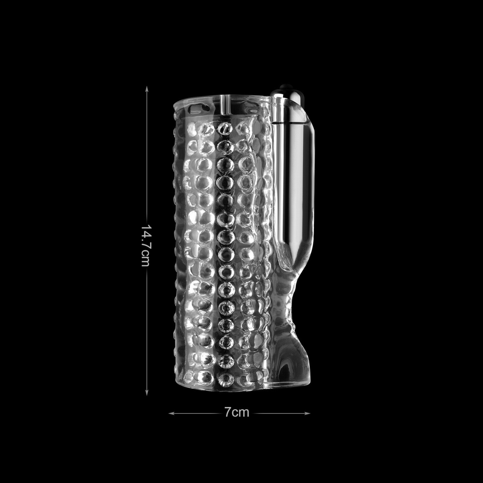 10 SPEED VIBRATION ICE GIRL TEXTURED SENSATION STROKER