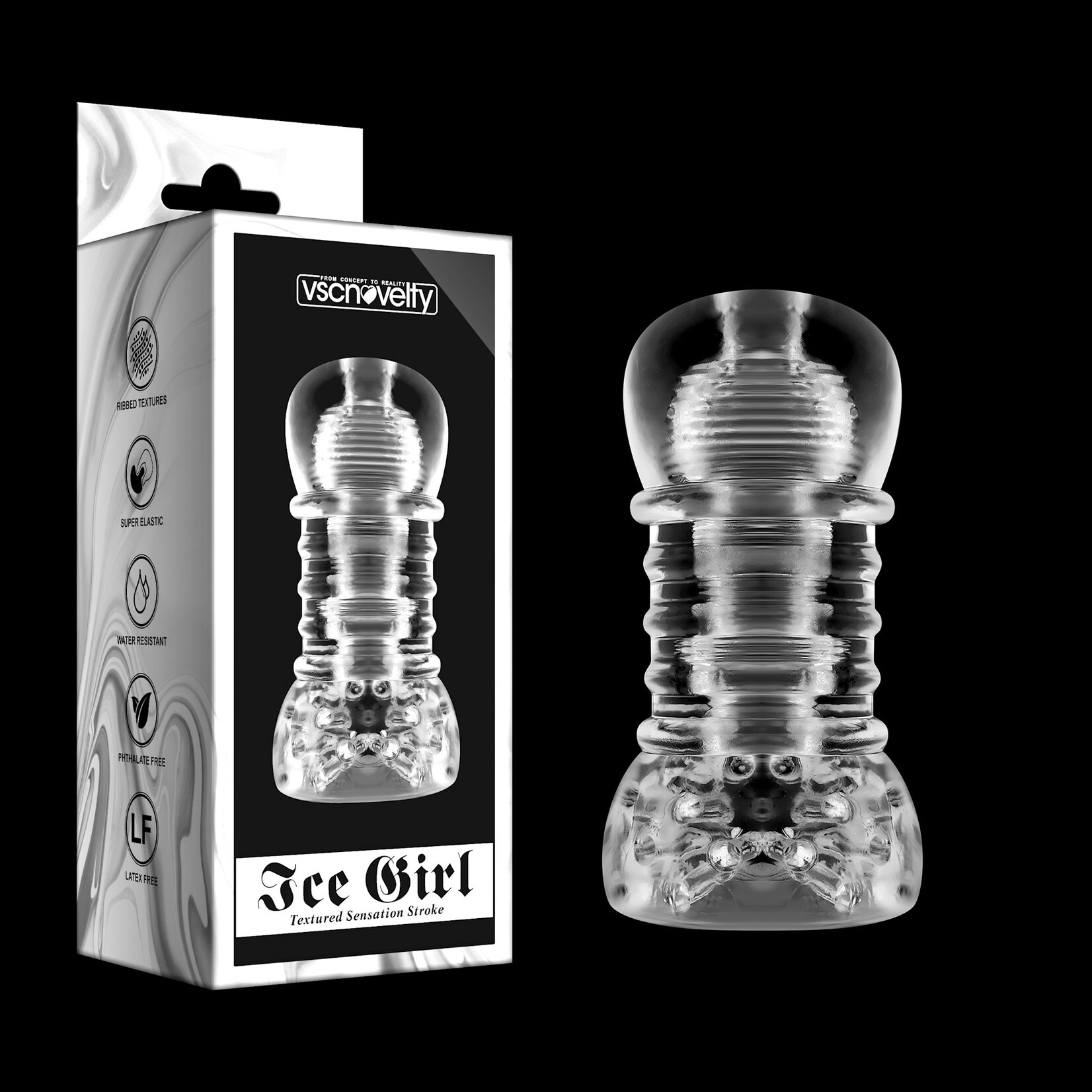 ICE GIRL TEXTURED SENSATION STROKER 351009