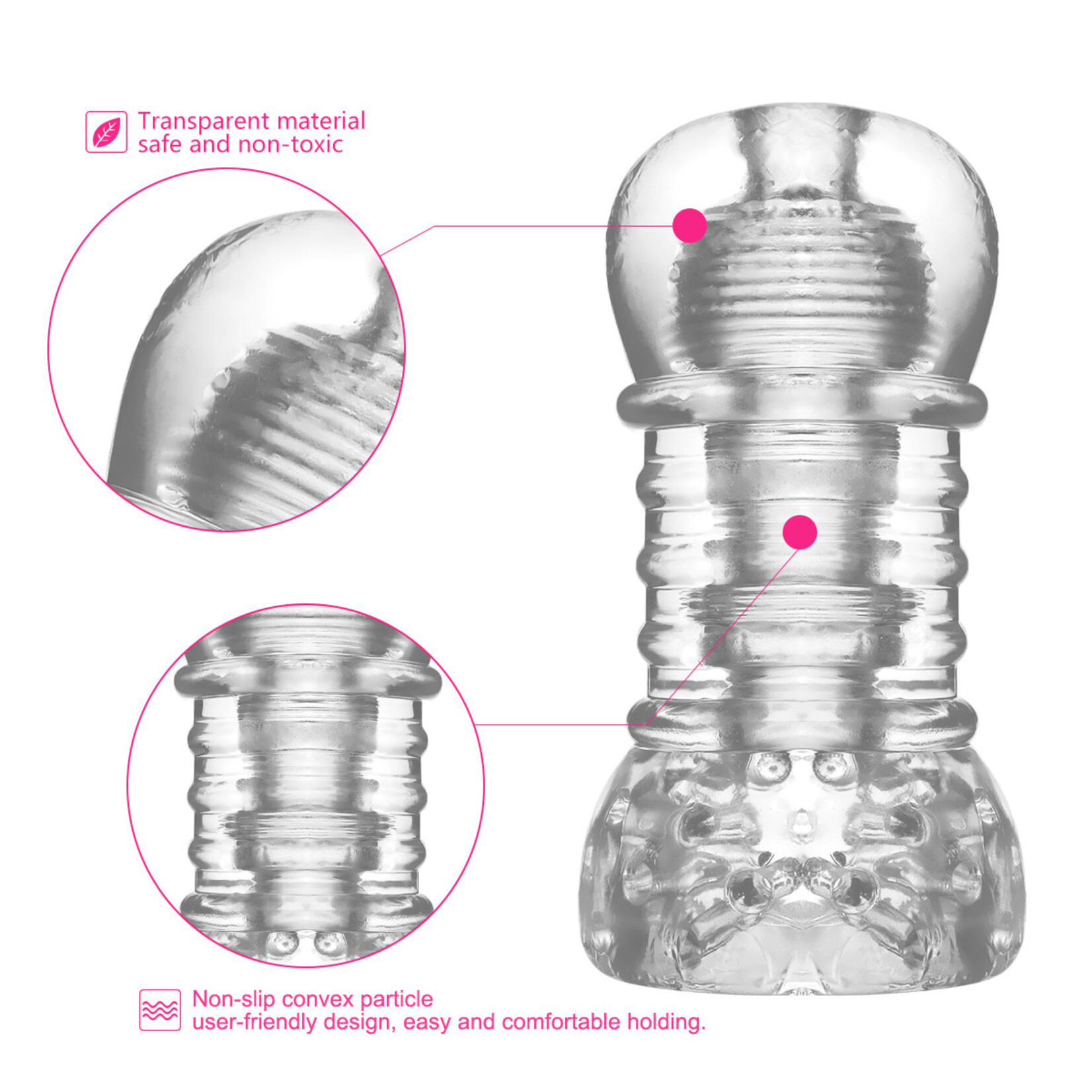 ICE GIRL TEXTURED SENSATION STROKER 351009