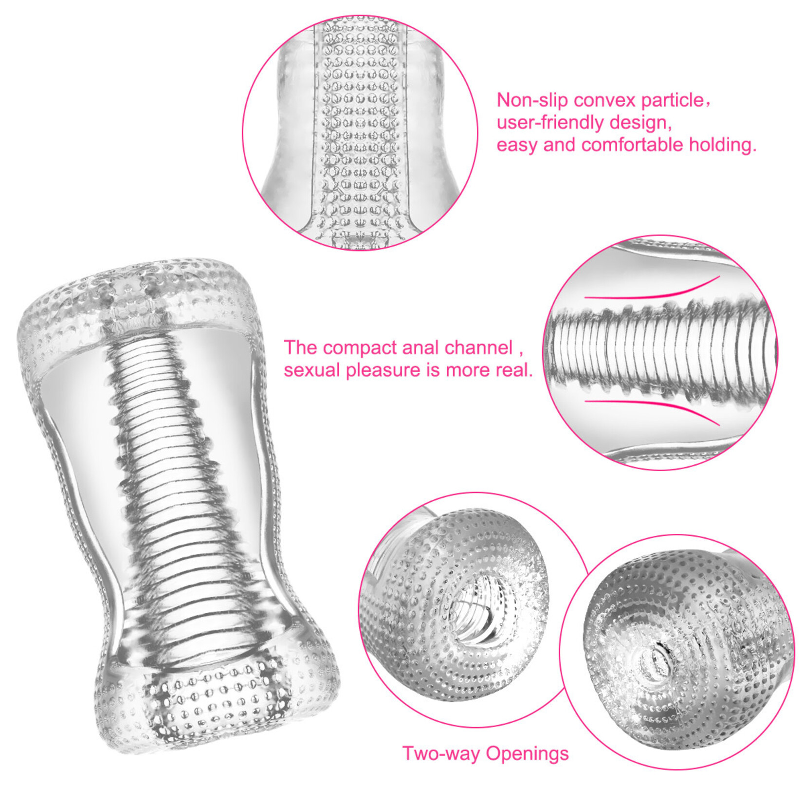 ICE GIRL TEXTURED SENSATION STROKER 351007