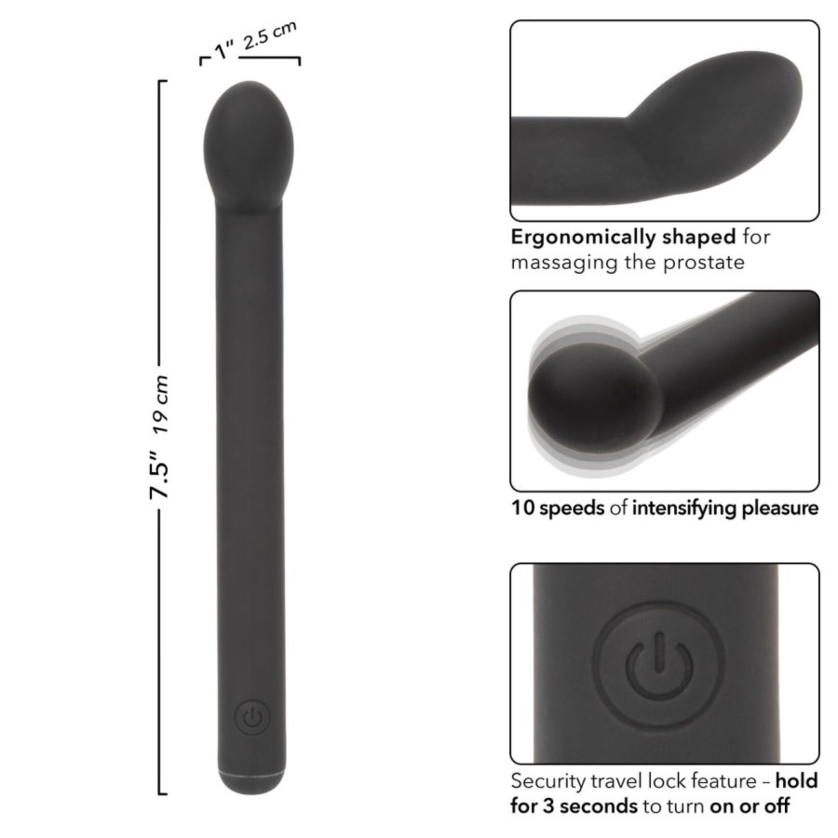 CALEXOTICS DR. JOEL KAPLAN RECHARGEABLE PROSTATE MASSAGER