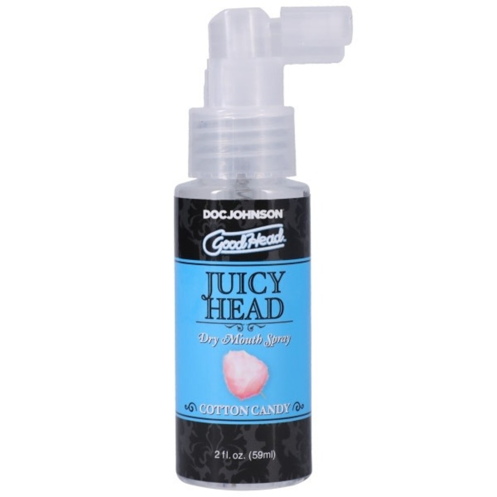 DOC JOHNSON GOODHEAD JUICY HEAD DRY MOUTH SPRAY COTTON CANDY 2OZ.