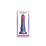 NS NOVELTIES NS - COLOURS - STACKED - 6" DILDO - PINK/BLUE