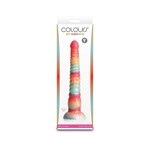NS NOVELTIES NS - COLOURS - STACKED - 9" DILDO - RED/GOLD