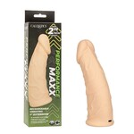 CALEXOTICS PERFORMANCE MAXX RECHARGEABLE VIBRATING EXTENSION 7" - IVORY
