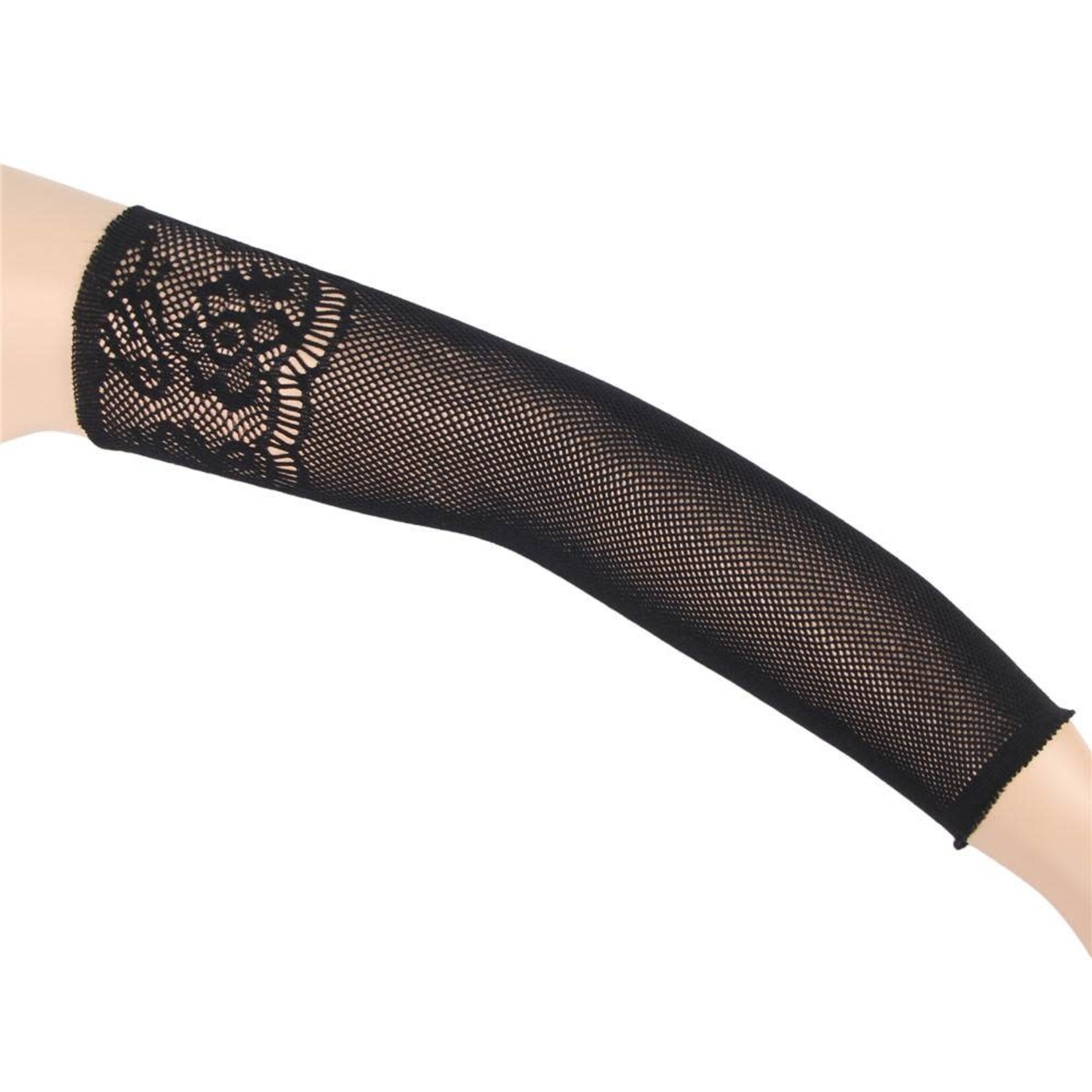 OH YEAH! -  PLUS SIZE SPLIT LONG SLEEVE SEXY FISHNET BODYSTOCKING L-2XL AS SHOWN