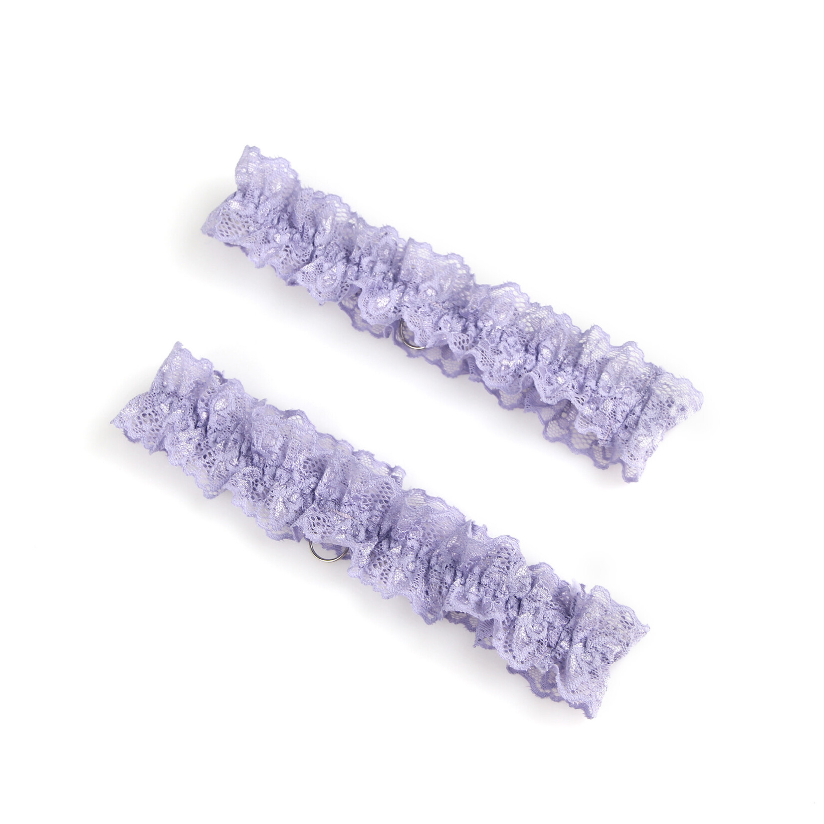 OH YEAH! -  PURPLE SEXY LACE BOW CROTCHLESS GARTER BODYSUIT 2XL PURPLE