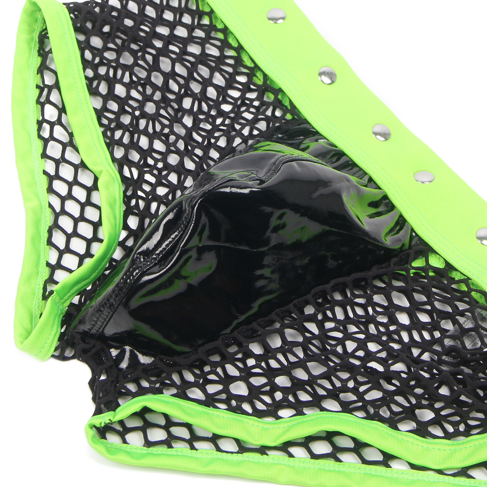 OH YEAH! -  GREEN MEN SEXY FISHNET SEE THROUGH LINGERIE SET SMALL GREEN