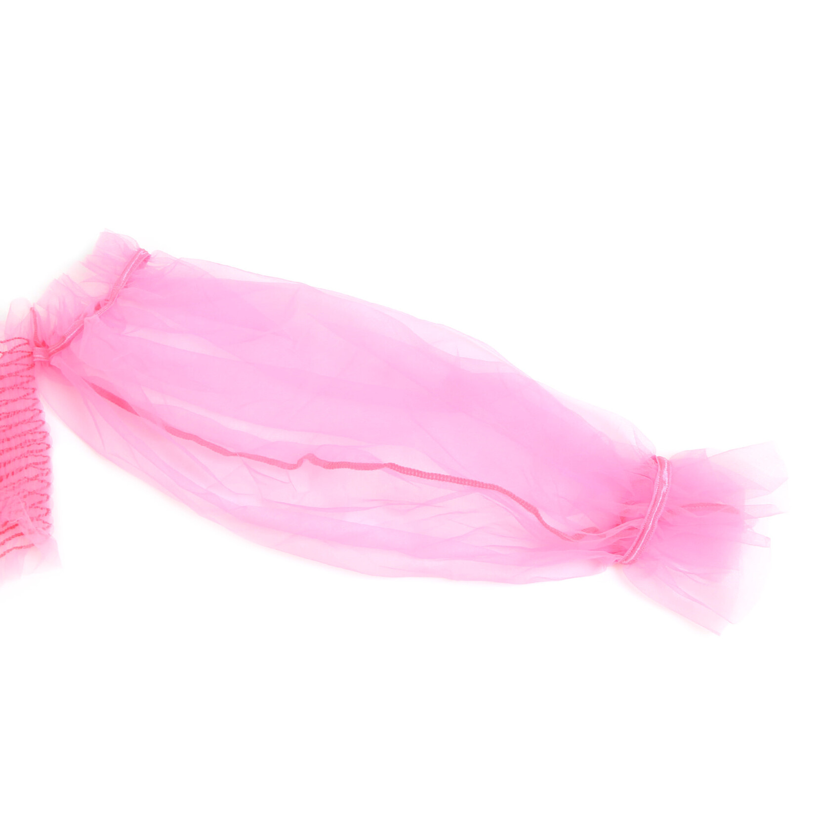 OH YEAH! -  PINK SEXY SEE THROUGH MESH METAL CHAIN LONG SLEEVES LINGERIE SET MEDIUM PINK