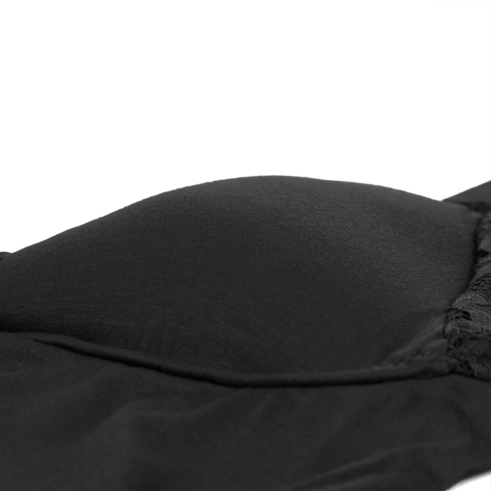 OH YEAH! -  BLACK SEXY MODAL LACE BOW SUSPENDER NIGHTDRESS LARGE BLACK