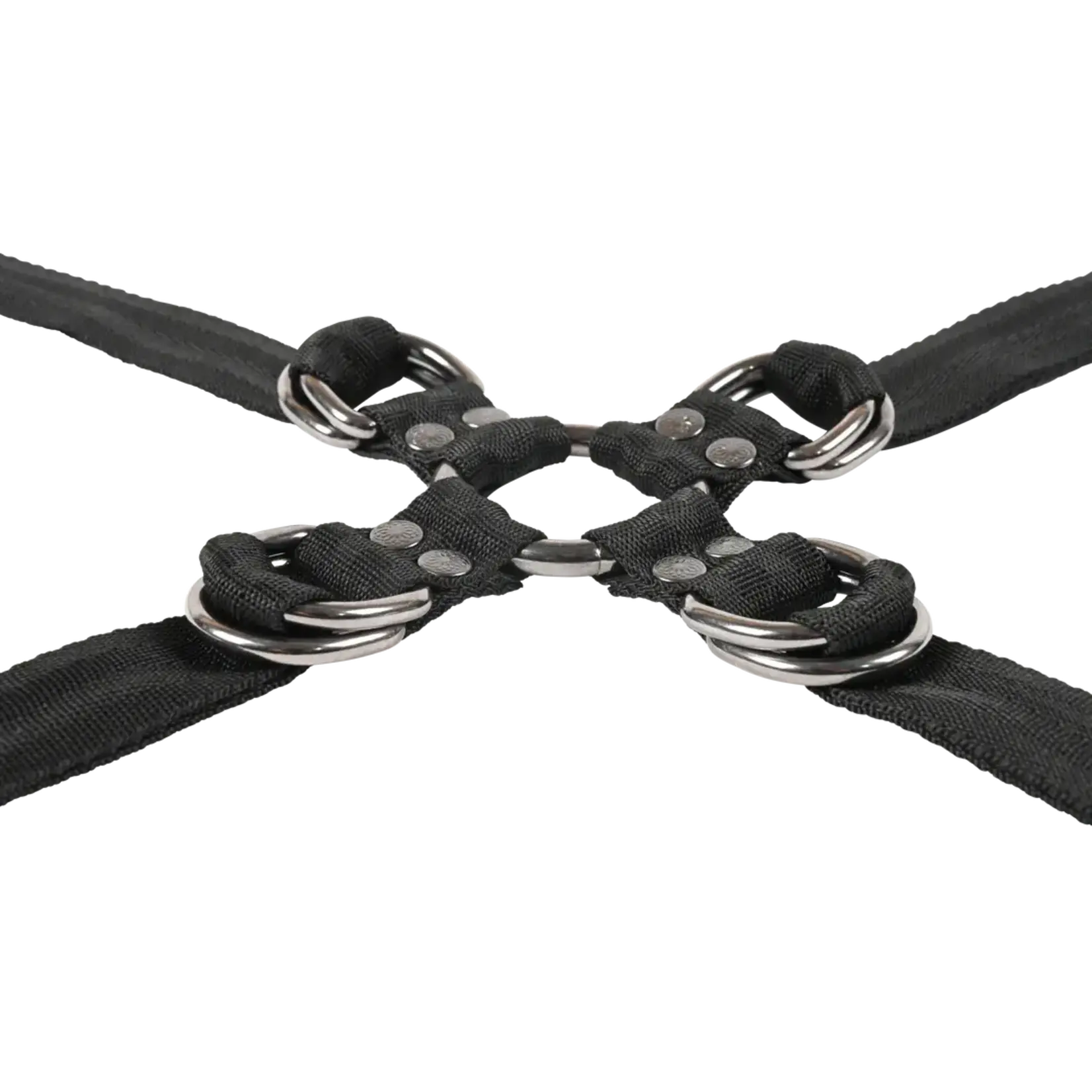 SPORTSHEETS VELVET NOIR ADJUSTABLE HOG TIE & CUFF SET