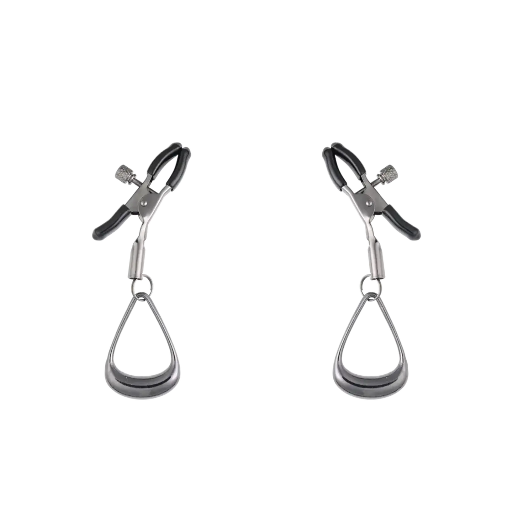 SPORTSHEETS VELVET NOIR TUGGABLE NIPPLE CLAMPS