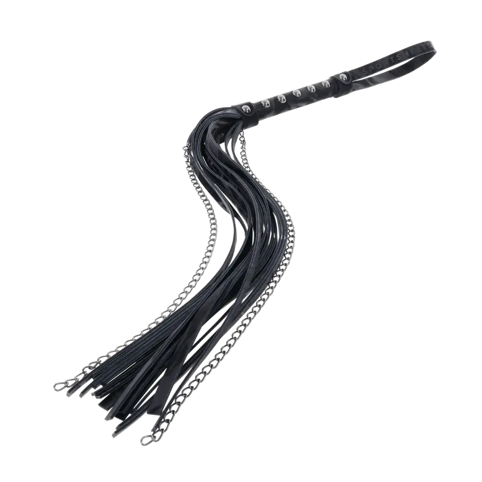 SPORTSHEETS VELVET NOIR CHAIN FLOGGER