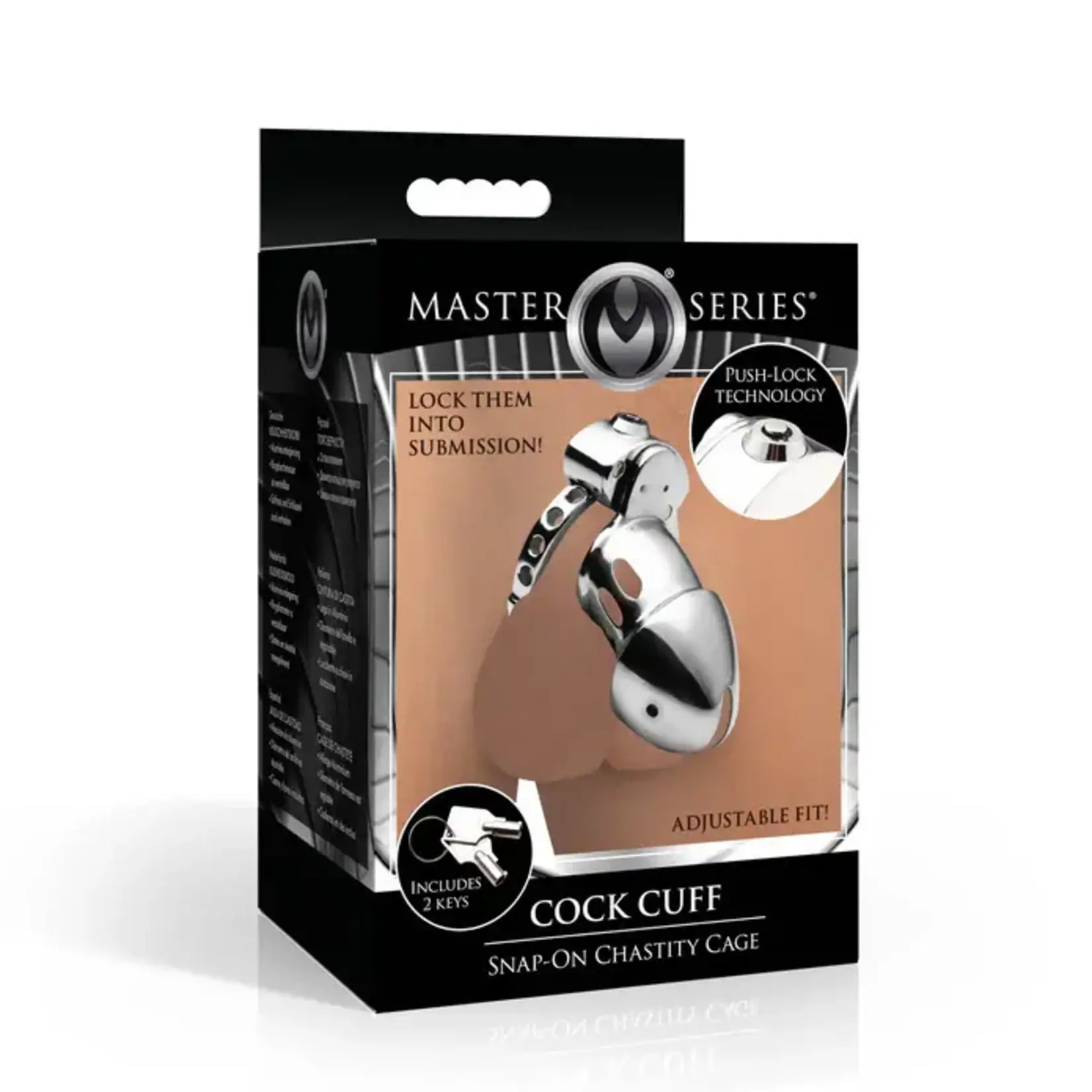 XR BRANDS MASTER SERIES COCK CUFF CHASITY CAGE