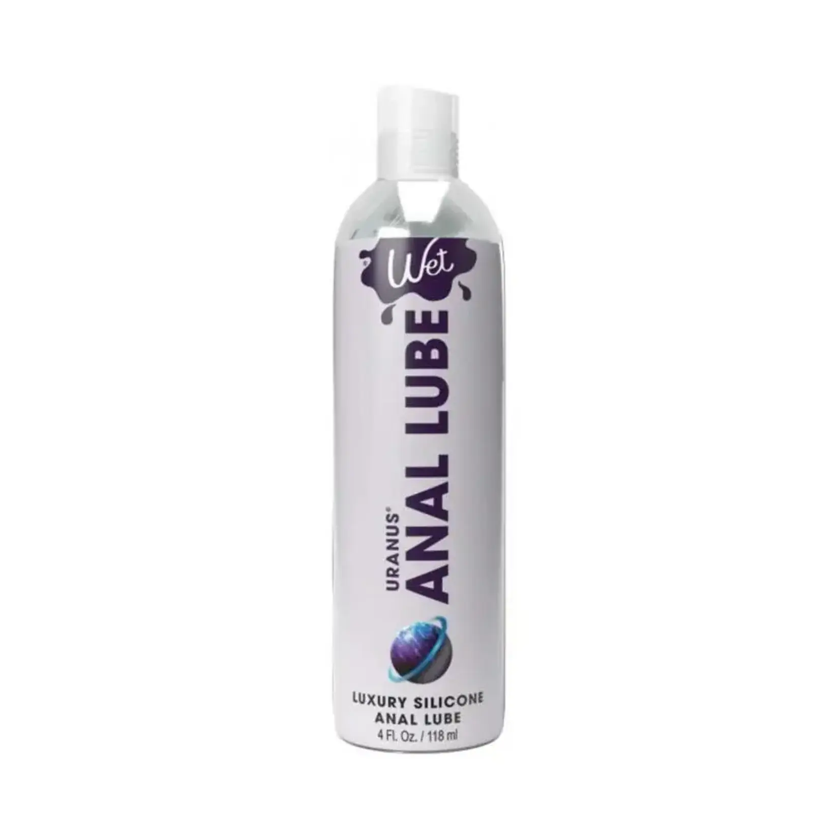 WET WET URANUS ANAL LUBE PREMIUM SILICONE BASED LUBRICANT 4 FL.OZ/118ML