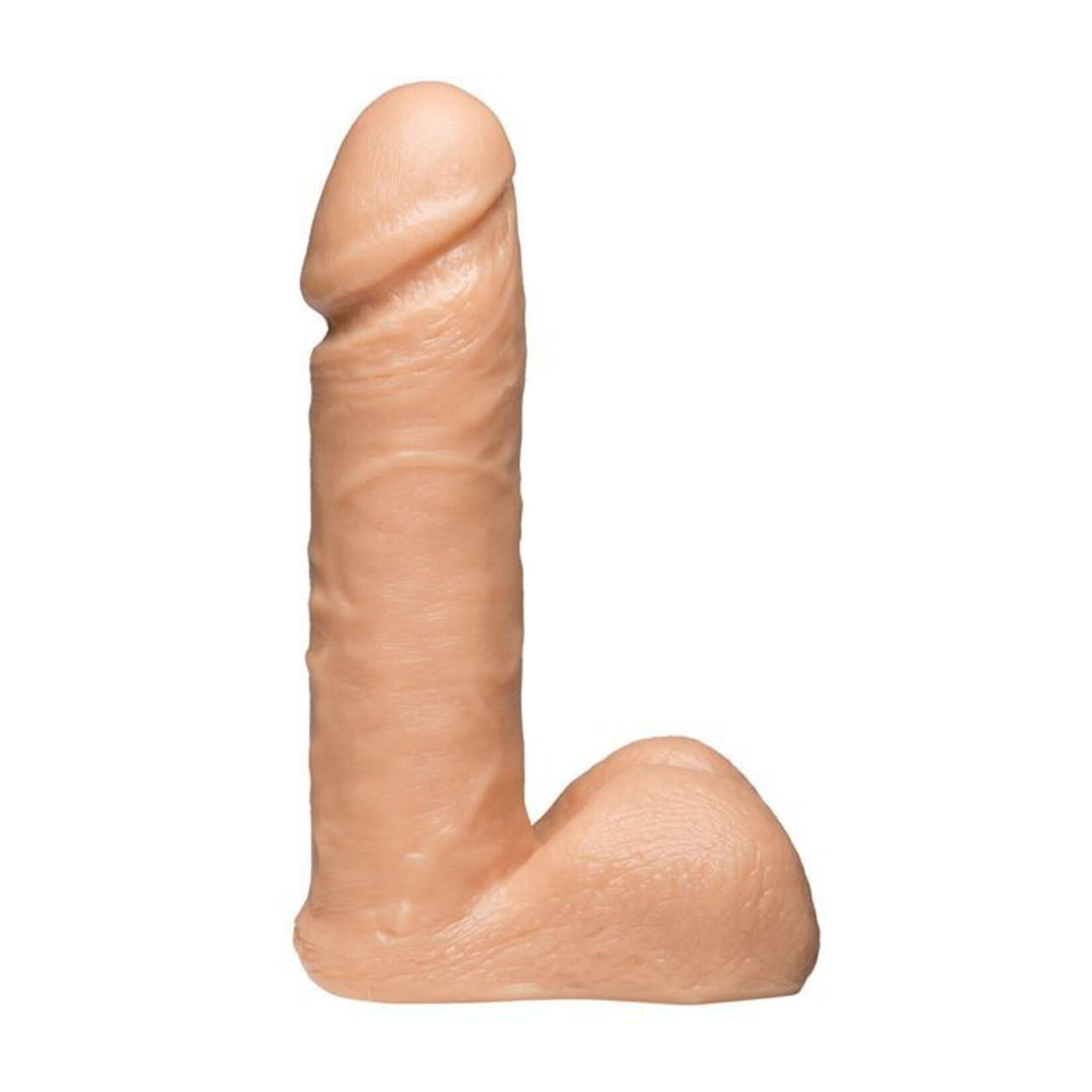 DOC JOHNSON VAC-U-LOCK - 8 INCH ULTRASKYN COCK W ULTRA HARNESS VANILLA