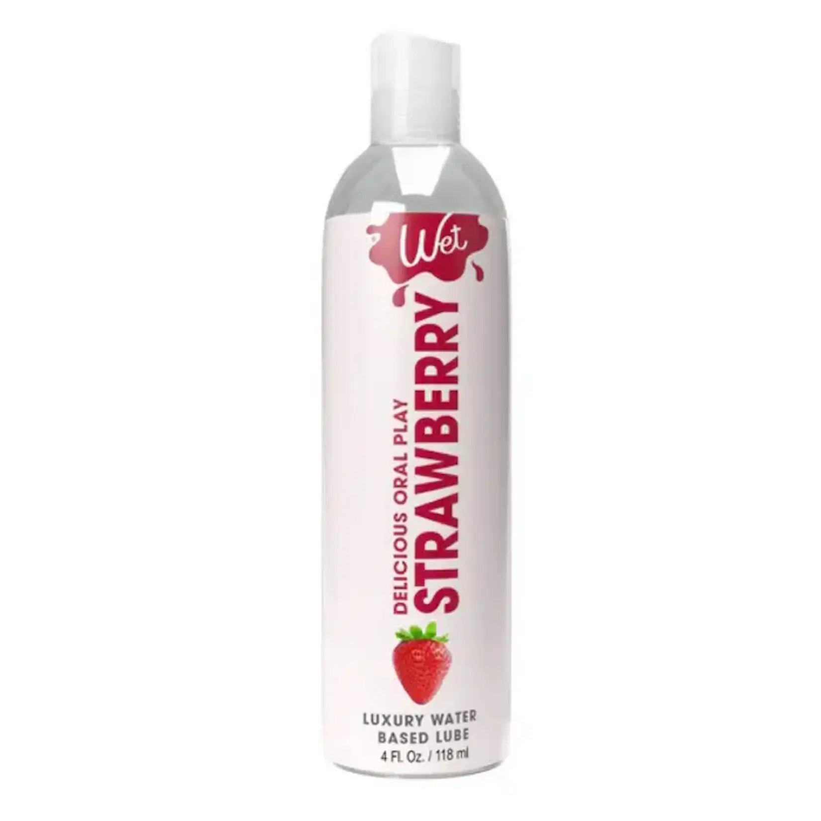 WET WET DELICIOUS ORALPLAY STRAWBERRY WATERBASEDFLAVORED LUBRICANT 4FL.OZ/118ML