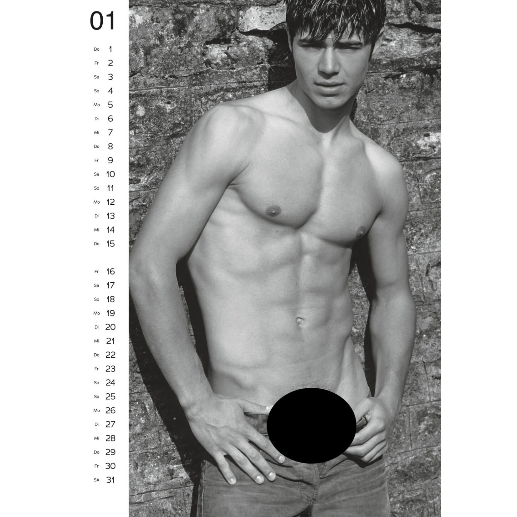 PIN-UP CALENDAR MEN 2026