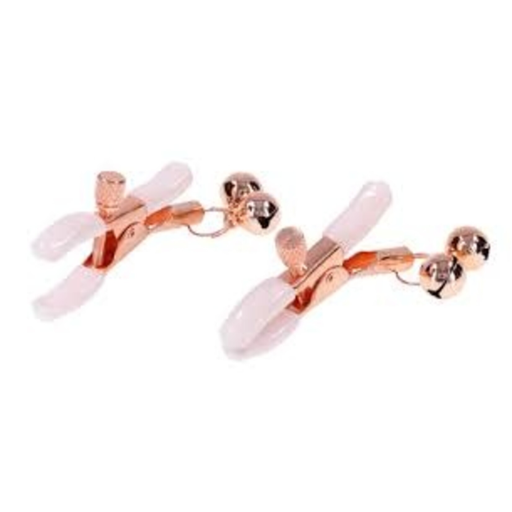 SEX & MISCHIEF S&M PEACHES 'N CREAME BELL NIPPLE CLAMPS