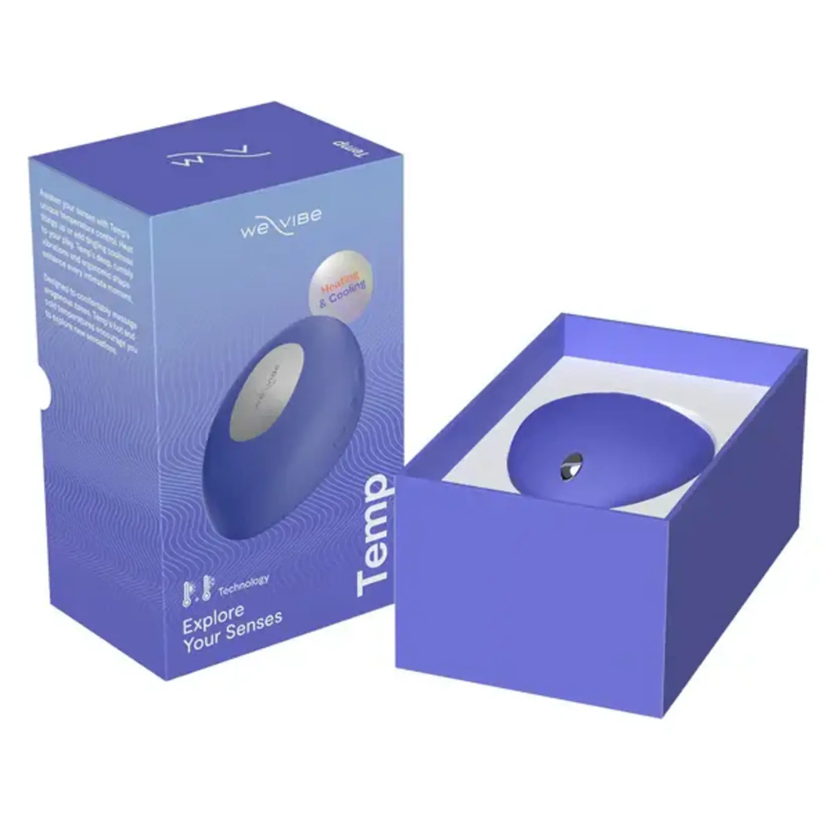 WE-VIBE WE-VIBE TEMP HEATING & COOLING MASSAGER - LAVENDER BLUE