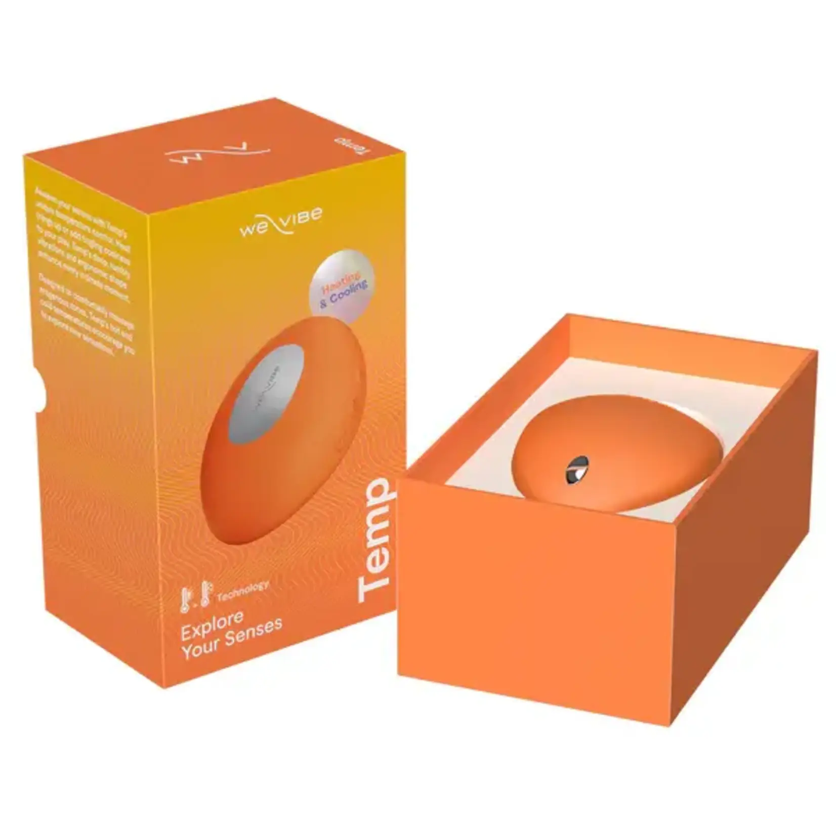 WE-VIBE WE-VIBE TEMP HEATING & COOLING MASSAGER - TANGERINE