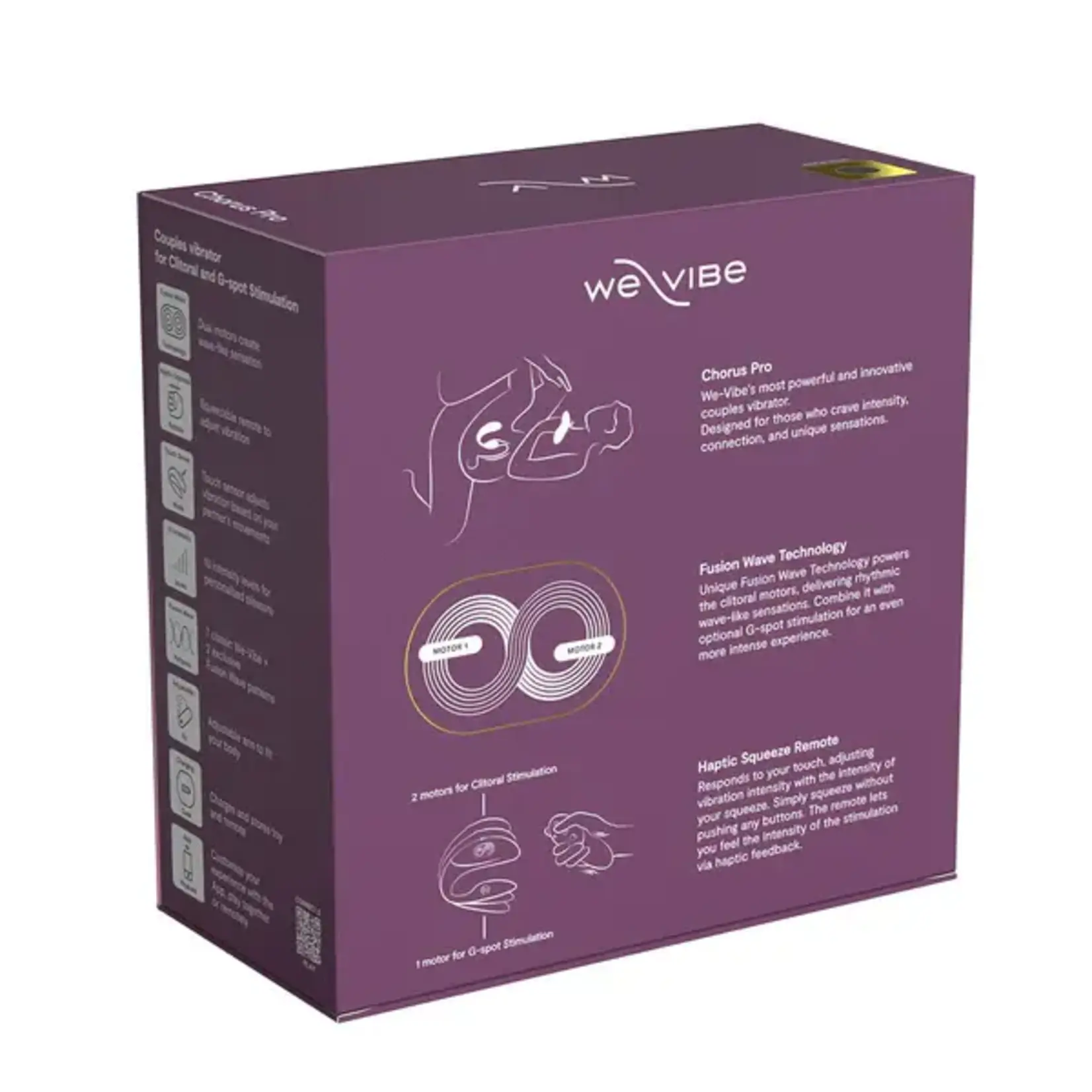 WE-VIBE WE-VIBE CHORUS PRO - SATIN BLACK